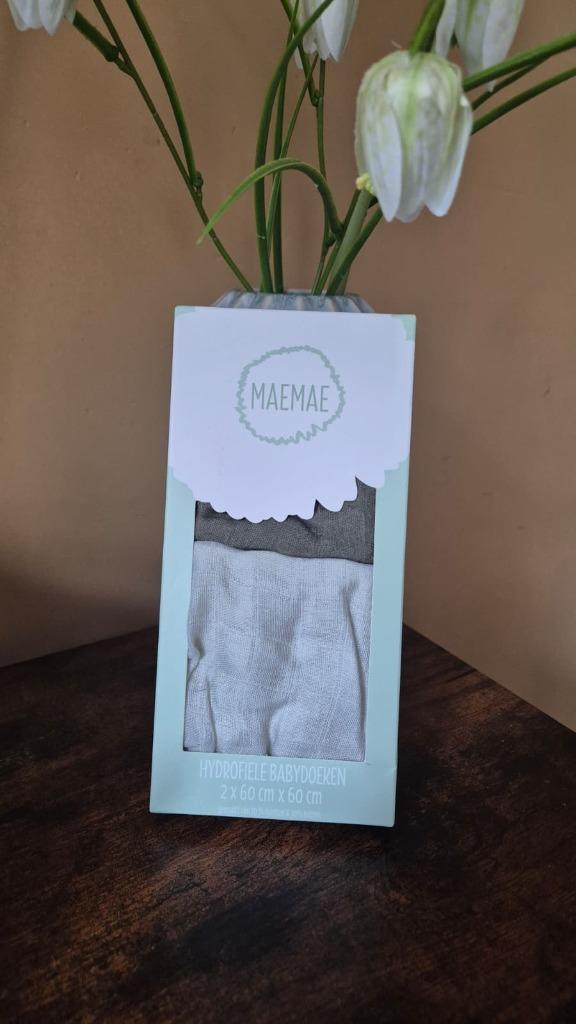 MaeMae Hydrofiel doeken Foggy Dew/Green Cactus, Kinderen en Baby's, Badjes en Verzorging, Nieuw, Overige typen, Overige merken