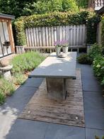 Betonnen tuintafel, Tuin en Terras, Tuintafels, Ophalen, Gebruikt, Rechthoekig, Overige materialen