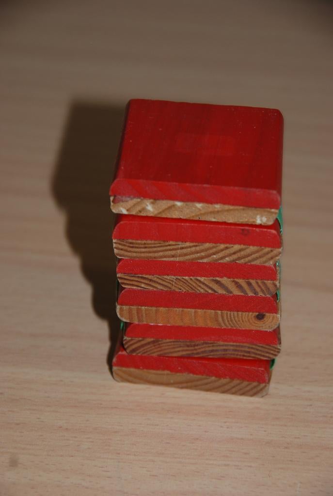 Jacobsladder.          Houten torentje van houten blokjes., Ophalen of Verzenden, Zo goed als nieuw, Overige typen