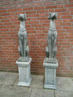 2 x statige windhonden whippet greyhound hond beelden, Tuin en Terras, Nieuw, Ophalen