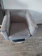 Grijze draaistoel, Huis en Inrichting, Fauteuils, Ophalen, Zo goed als nieuw