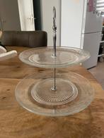 Etagere glas, Huis en Inrichting, Woonaccessoires | Etagères, Ophalen, Zo goed als nieuw