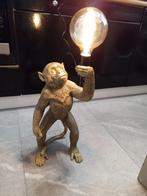Gouden kleur Aap tafellamp, Ophalen, Zo goed als nieuw, 50 tot 75 cm