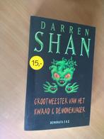 Shan, Darren. Grootmeesters van het kwaad en demonenjager, Boeken, Ophalen of Verzenden, Gelezen