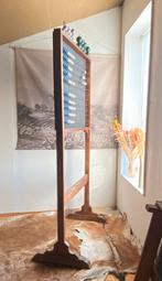 Vintage Telraam met Krijtbord in Prachtige Staat, Antiek en Kunst, Antiek | Schoolplaten, Ophalen, Overige thema's