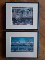 Schilderijen de salamander kunst, Antiek en Kunst, Kunst | Litho's en Zeefdrukken, Ophalen of Verzenden