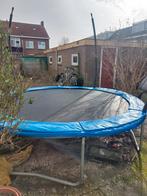 Mooie grote trampoline met net, Ophalen of Verzenden, Zo goed als nieuw