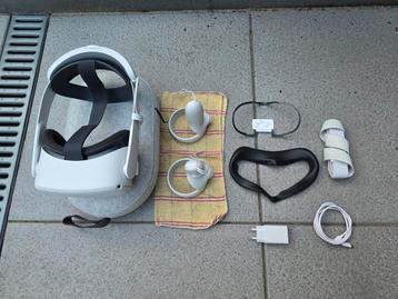 Oculus Quest 2 VR-bril met accessoires - Zo goed als nieuw beschikbaar voor biedingen