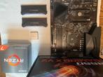 Ryzen 7 5800x B550 xv2 32GB Corsair Vengeance rgb pro combo, Computers en Software, Processors, 8-core, Ophalen of Verzenden, Zo goed als nieuw