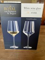 AH Royal van Kempen & Begeer witte wijnglazen, Ophalen, Nieuw, Glas, Overige stijlen