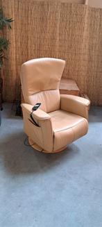 Lederen Relaxfauteuil met Elektrische Bediening, Ophalen, Gebruikt, T, 75 tot 100 cm