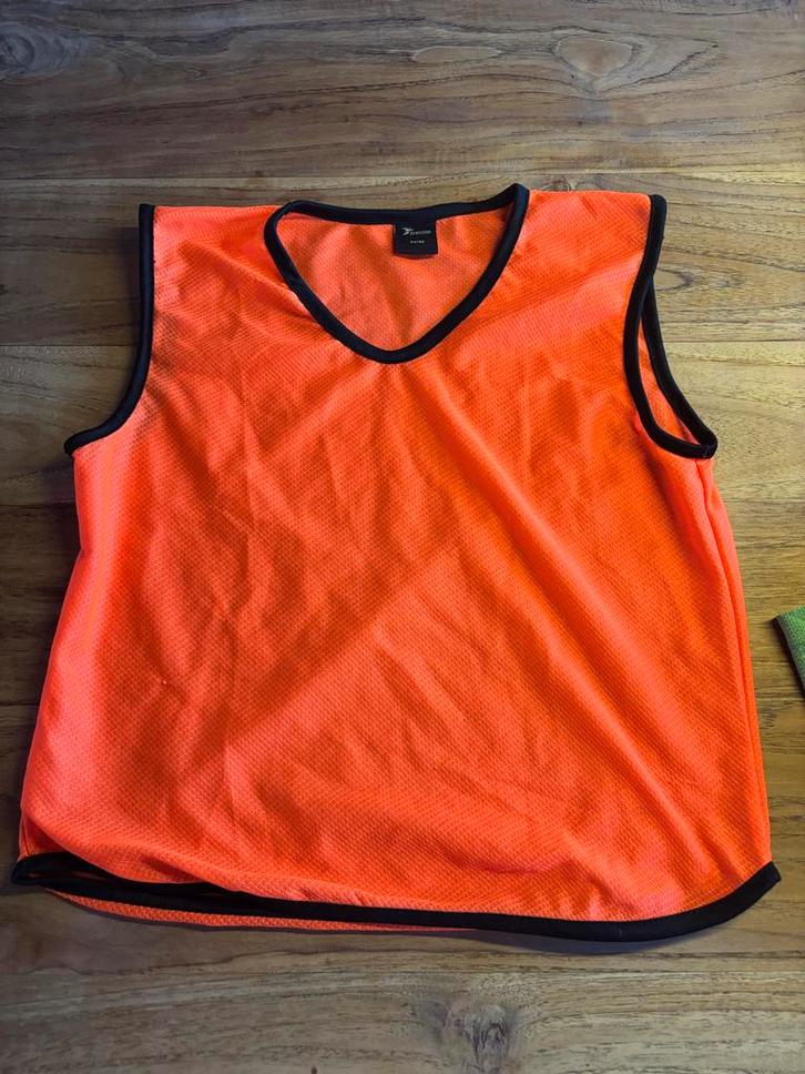 7x Sport Hesje Maat XS - Oranje, Sport en Fitness, Overige Sport en Fitness, Zo goed als nieuw, Ophalen of Verzenden