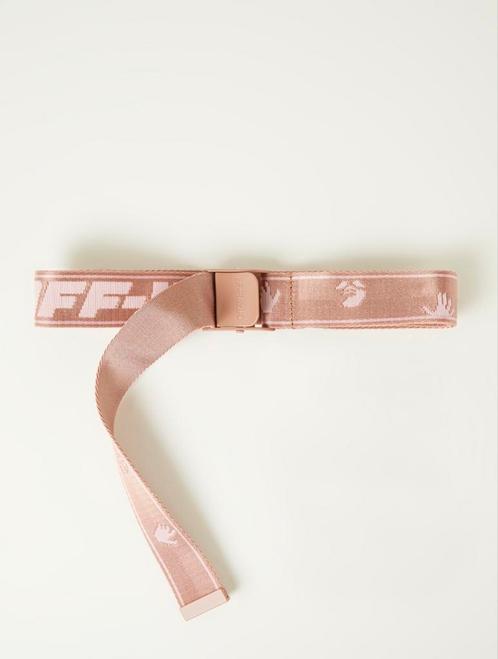 Off white riem pink nude new logo classic industrial belt, Kleding | Dames, Riemen en Ceinturen, Nieuw, Overige kleuren, Ophalen of Verzenden