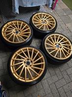 hele mooie set 19 inch ultra ua9 velgen 5x112 goud, Auto-onderdelen, Banden en Velgen, 19 inch, Gebruikt, Banden en Velgen, Personenwagen