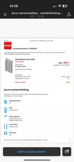 Verduisterende gordijnen wit 125 bij 65cm, Huis en Inrichting, Stoffering | Gordijnen en Lamellen, Ophalen, 100 tot 150 cm, Wit