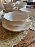 6 Soepkommen Wedgwood Queens Wate Plain, Huis en Inrichting, Keuken | Servies, Ophalen of Verzenden, Zo goed als nieuw, Kom(men)