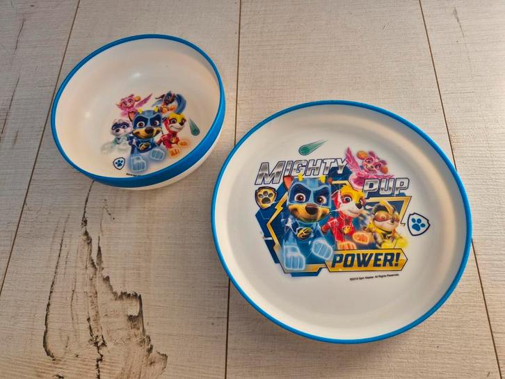 Plastic bordje met bakje (setje) van Paw Patrol, 3+, Kinderen en Baby's, Babyvoeding en Toebehoren, Ophalen