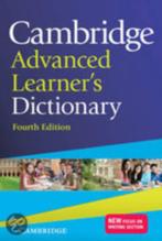 Cambridge Advanced learner's Dictionary Fourth edition, Boeken, Ophalen of Verzenden, Zo goed als nieuw, Overige uitgevers, Engels