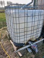 IBC regenton 1000L, 150 liter of meer, Ophalen, Gebruikt
