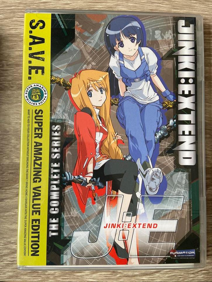 Jinki Extend Anime Compleet!, Cd's en Dvd's, Dvd's | Tekenfilms en Animatie, Zo goed als nieuw, Anime (Japans), Vanaf 12 jaar