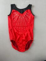 Turnpakje, Sport en Fitness, Turnen, Zo goed als nieuw, Turnpak(je), Rood, Kindermaat 122 t/m 140