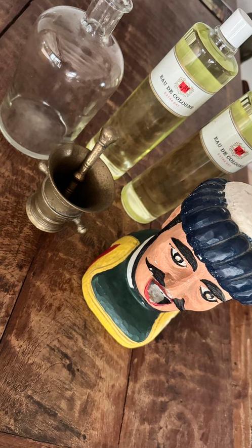 Originele oude GAPER - VIJZEL - EAU DE COLOGNE, Huis en Inrichting, Woonaccessoires | Overige, Zo goed als nieuw, Ophalen