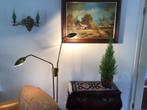 Vintage Staande Lamp met Twee Lampen, Huis en Inrichting, Lampen | Vloerlampen, Ophalen of Verzenden, Nieuw, Metaal, 100 tot 150 cm