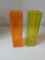 Ikea vintage vazen fluor, Ophalen of Verzenden, Glas, Minder dan 50 cm