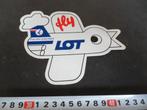 sticker Fly LOT Polish Airlines   Luchtvaart, Ophalen, Zo goed als nieuw