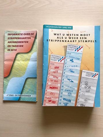 11 boekjes & 3 folders over de nationale vervoerbewijzen  beschikbaar voor biedingen