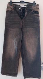 Bershka zwart roestbruine broek, maat 42, Zwart, Zo goed als nieuw, W33 - W36 (confectie 42/44), Bershka