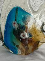 Murano vis blauw geel en bruin glas, Antiek en Kunst, Antiek | Glas en Kristal, Ophalen of Verzenden