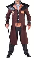 Mooi zwart/bruin/goud DEMON/WITCH HUNTER pak - Halloween, Ophalen, Carnaval, Nieuw, Kleding