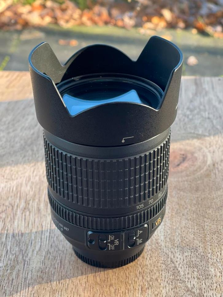 Nikon DX AF-S NIKKOR 18-105 1:3.5-5.6G ED, Audio, Tv en Foto, Fotografie | Lenzen en Objectieven, Zo goed als nieuw, Telelens