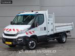 Iveco Daily 35C16 Kipper met Kraan Dubbellucht 3,5t Trekhaak, Auto's, Stof, Gebruikt, Euro 6, Iveco