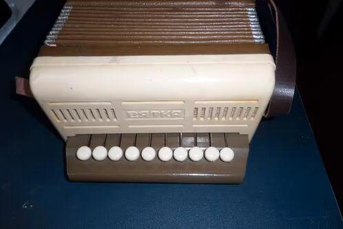 Accordeon / Trekharmonica - BRTKA 1955 - Wolga/Kaukasus, Muziek en Instrumenten, Accordeons, Zo goed als nieuw, Knopaccordeon