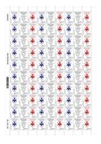 Jaar 2024 TAAF Feuille de 90 timbres TAAF - Petites valeurs, Ophalen of Verzenden, Postfris