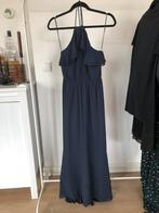 Mooie halter donkerblauwe jurk H&M maat 36/38, Nieuw, Blauw, Cocktailjurk, H&M