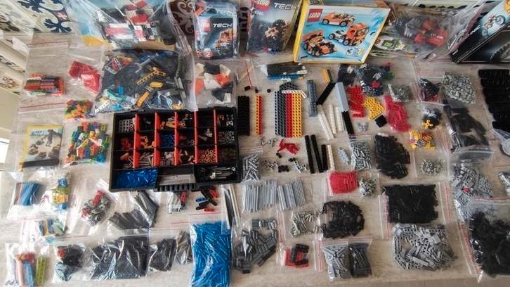 Grote LEGO Technic Onderdelen Verzameling, Kinderen en Baby's, Speelgoed | Duplo en Lego, Gebruikt, Lego, Losse stenen, Ophalen of Verzenden