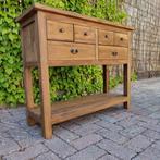 Sidetable met 6 laden, teakhout NIEUW, Huis en Inrichting, Kasten | Ladekasten, Ophalen, Teakhout, Nieuw, Minder dan 100 cm