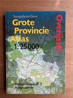 Topografische atlas Overijssel, Boeken, Atlassen en Landkaarten, Ophalen of Verzenden, 1800 tot 2000, Landkaart, Zo goed als nieuw