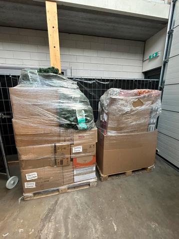Mixpallets kerstartikelen 98% nieuw dus geen retour pallets beschikbaar voor biedingen