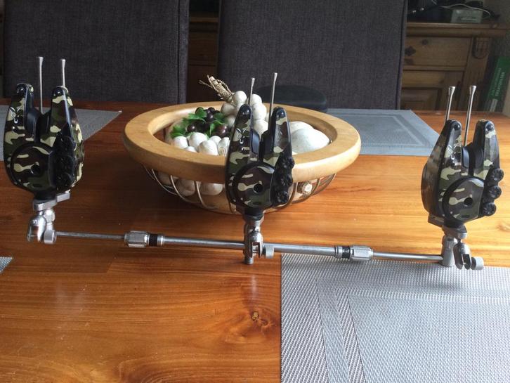 Te koop set fox piepers rx+ met resiver ., Watersport en Boten, Hengelsport | Karpervissen, Zo goed als nieuw, Complete set, Ophalen of Verzenden