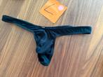 string, herenstring, zwart, katoen, brave person, maat L, Kleding | Heren, Ondergoed, Ophalen of Verzenden, Zwart, Overige typen