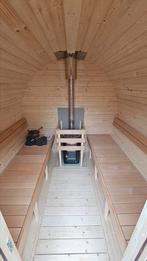 2,5M Barrel Sauna Gratis Levering en Plaatsing, Ophalen of Verzenden, Nieuw, Complete sauna