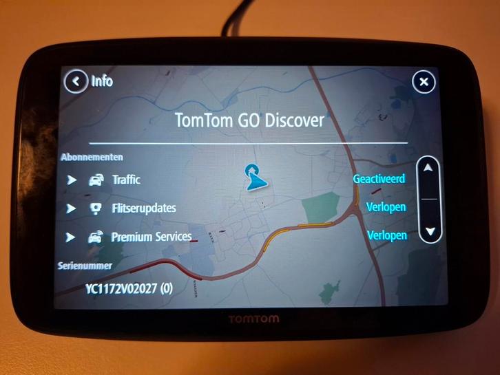 TomTom Discover World  met 7inch krasvrij scherm, Auto diversen, Autonavigatie, Zo goed als nieuw, Ophalen of Verzenden