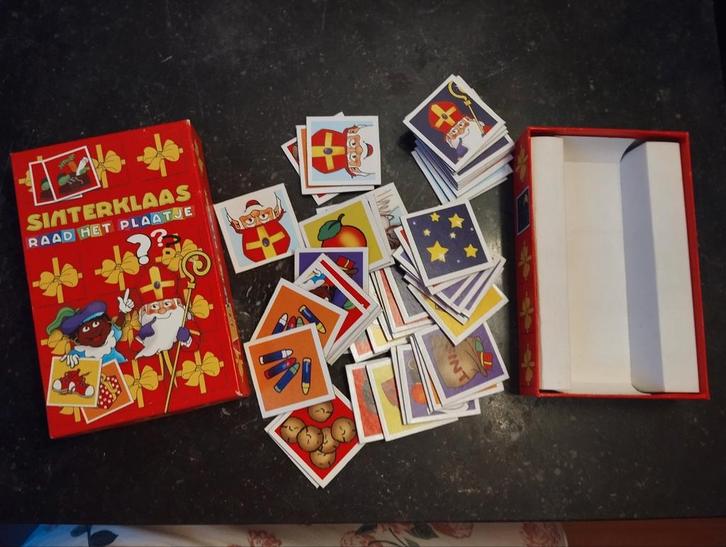 Vintage Sinterklaas Raad Het Plaatje Memory Spel - kado tip, Hobby en Vrije tijd, Gezelschapsspellen | Bordspellen, Zo goed als nieuw