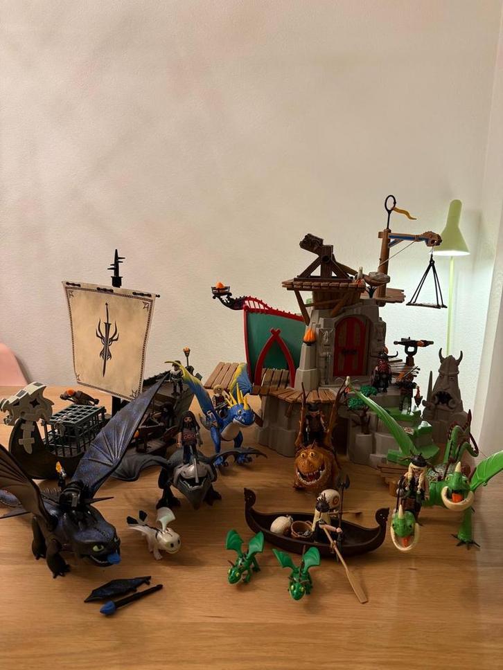 Grote Playmobil Dragons set - Hoe tem je een draak, Kinderen en Baby's, Speelgoed | Overig, Zo goed als nieuw, Jongen of Meisje
