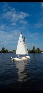 Poly-valk zeilboot met ligplaats aan de Kagerplassen, Watersport en Boten, Ophalen, Geen motor, Gebruikt, 6 meter of meer