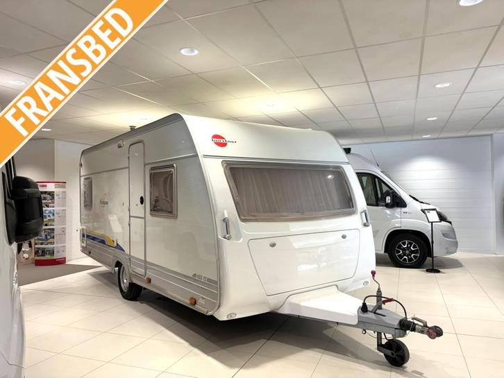 Bürstner Ventana 455 TS INRUILKOOPJE! FRANSBED CARAVAN, Caravans en Kamperen, Caravans, Bedrijf, tot en met 3, Rondzit, Bürstner